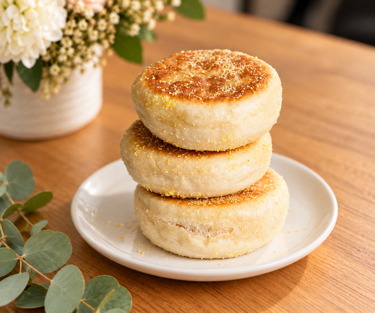Sourdough English Muffins